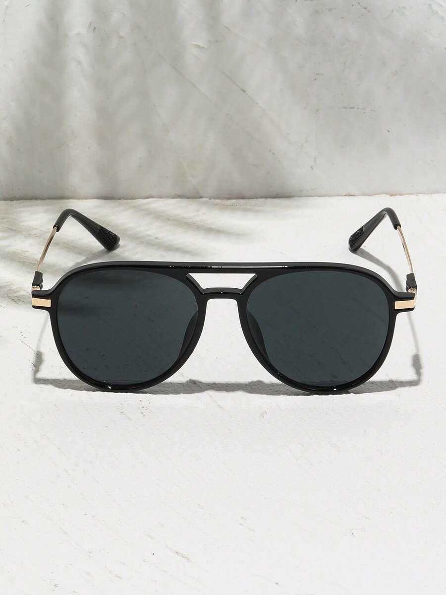 CZARNE OKULARY PRZECIWSŁONECZNE AVIATOR