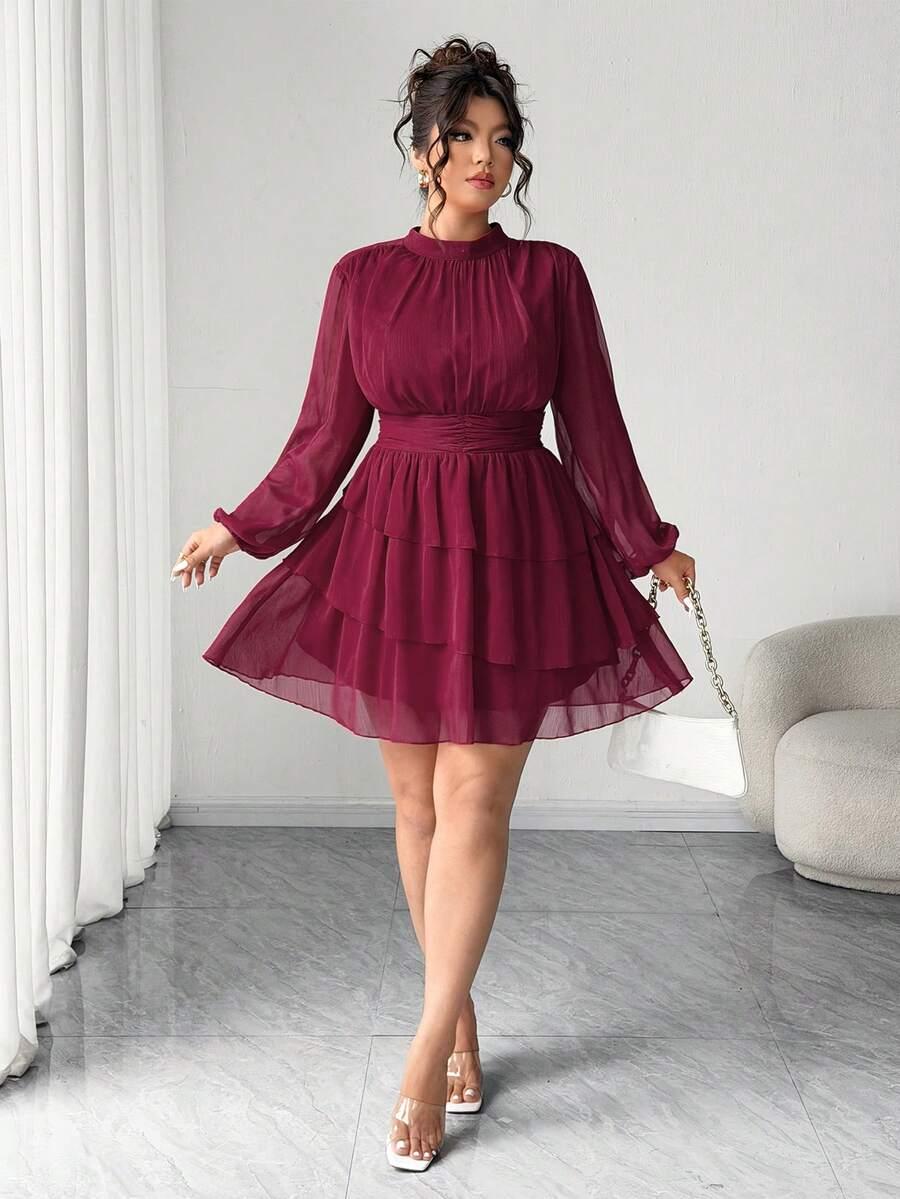 czerwona mini sukienka