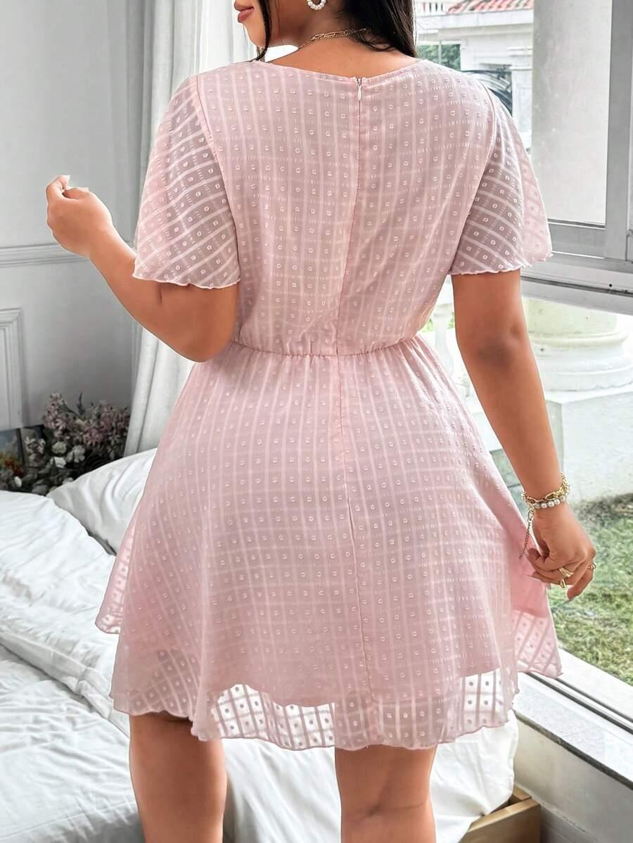 ROZKLOSZOWANA SUKIENKA MINI 