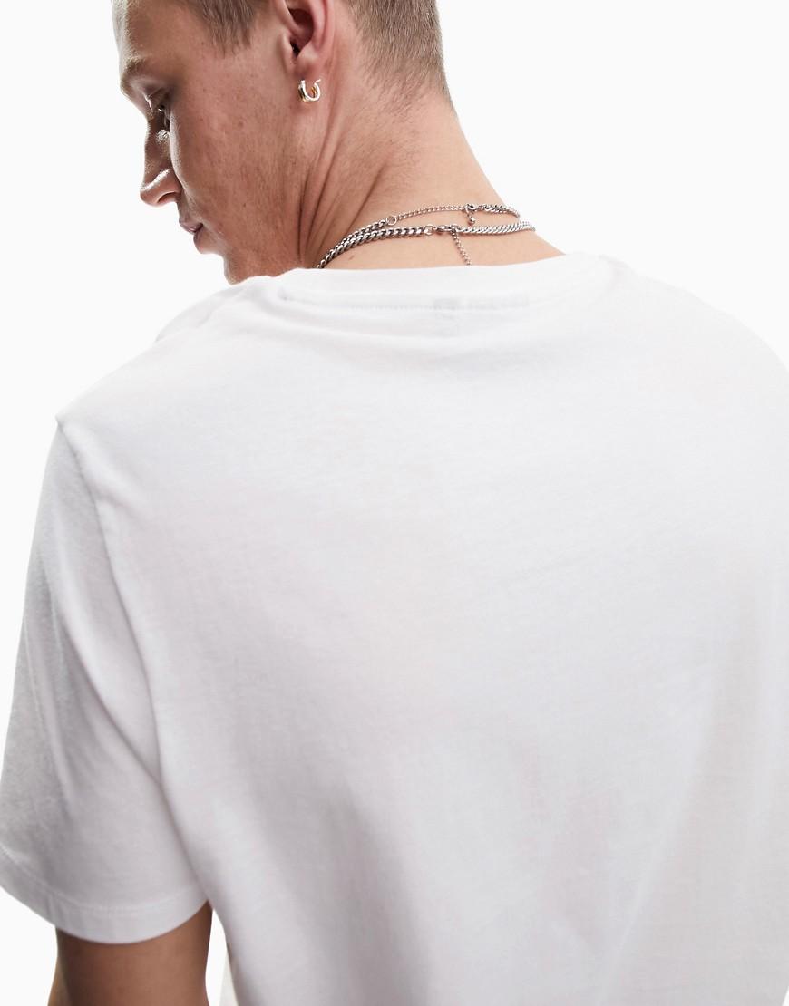 BIAŁY T-SHIRT KRÓTKI RĘKAW