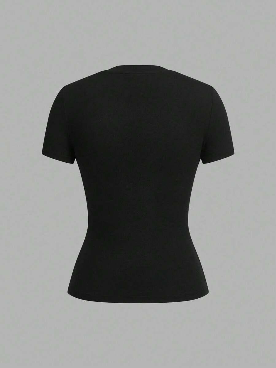 czarny t-shirt 2-pack