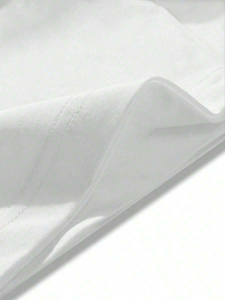 biały t-shirt nadruk