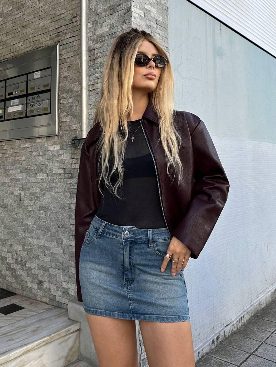 MINI SPÓDNICA JEANS