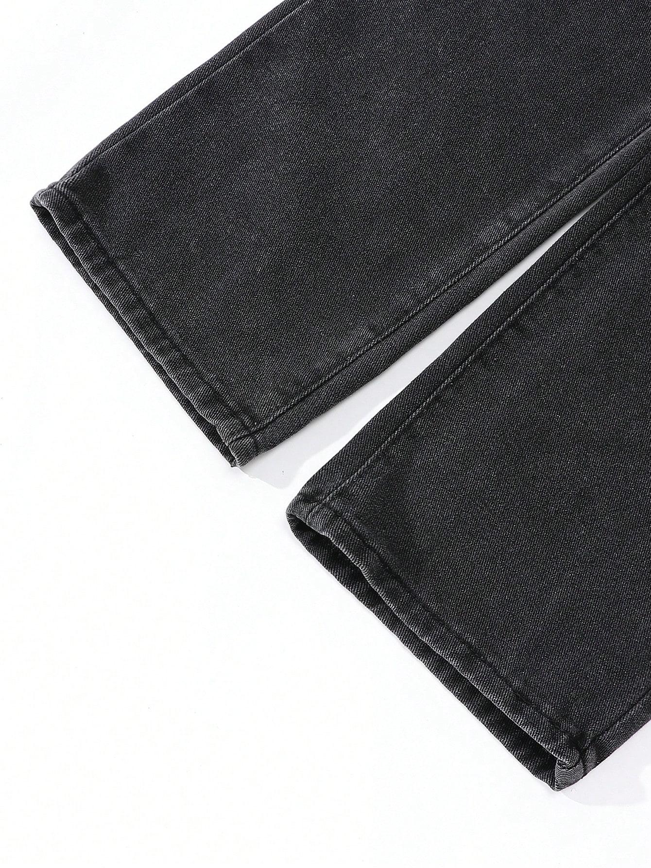 czarne spodnie jeans