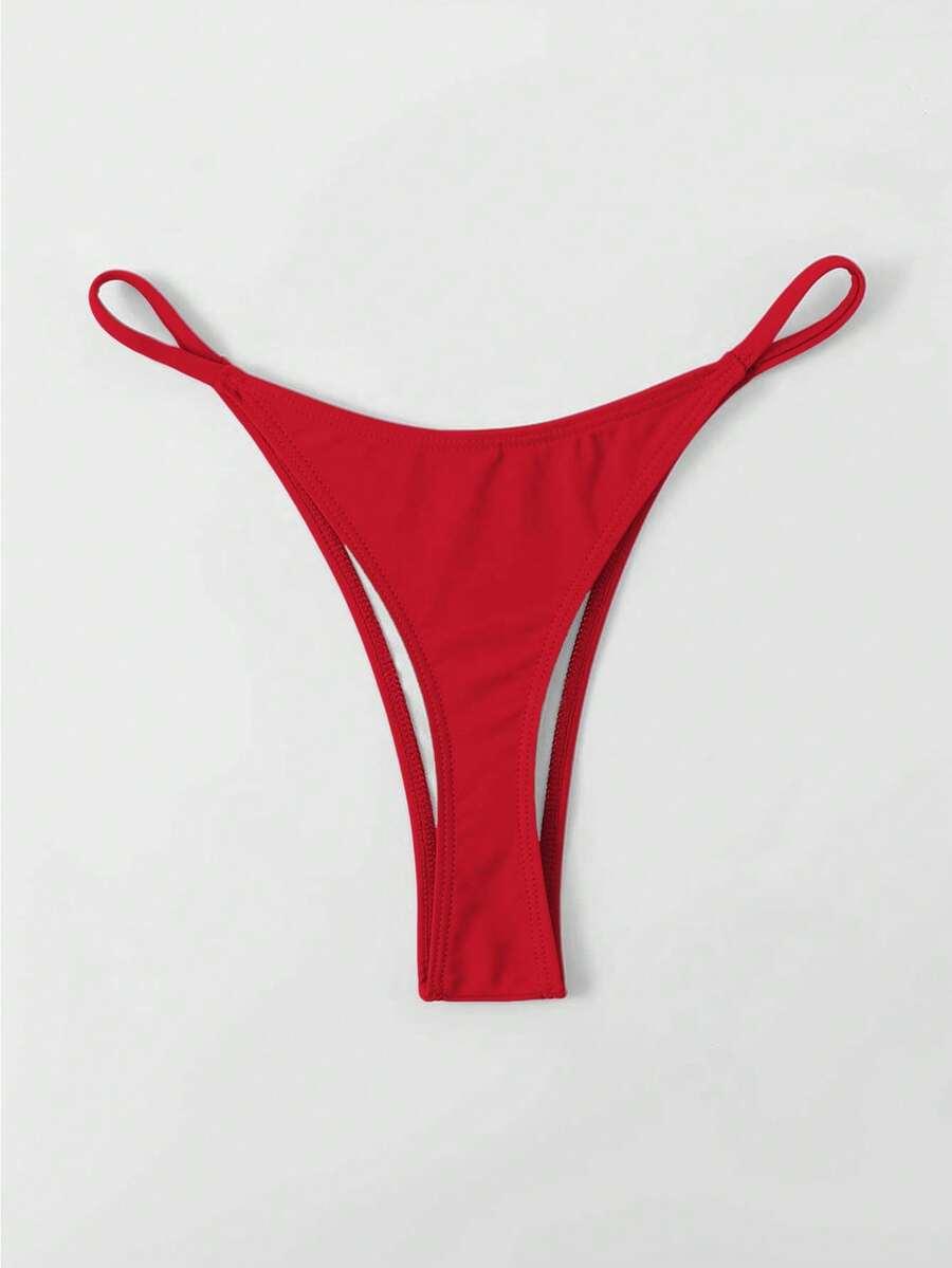 CZERWONY DÓŁ OD BIKINI 