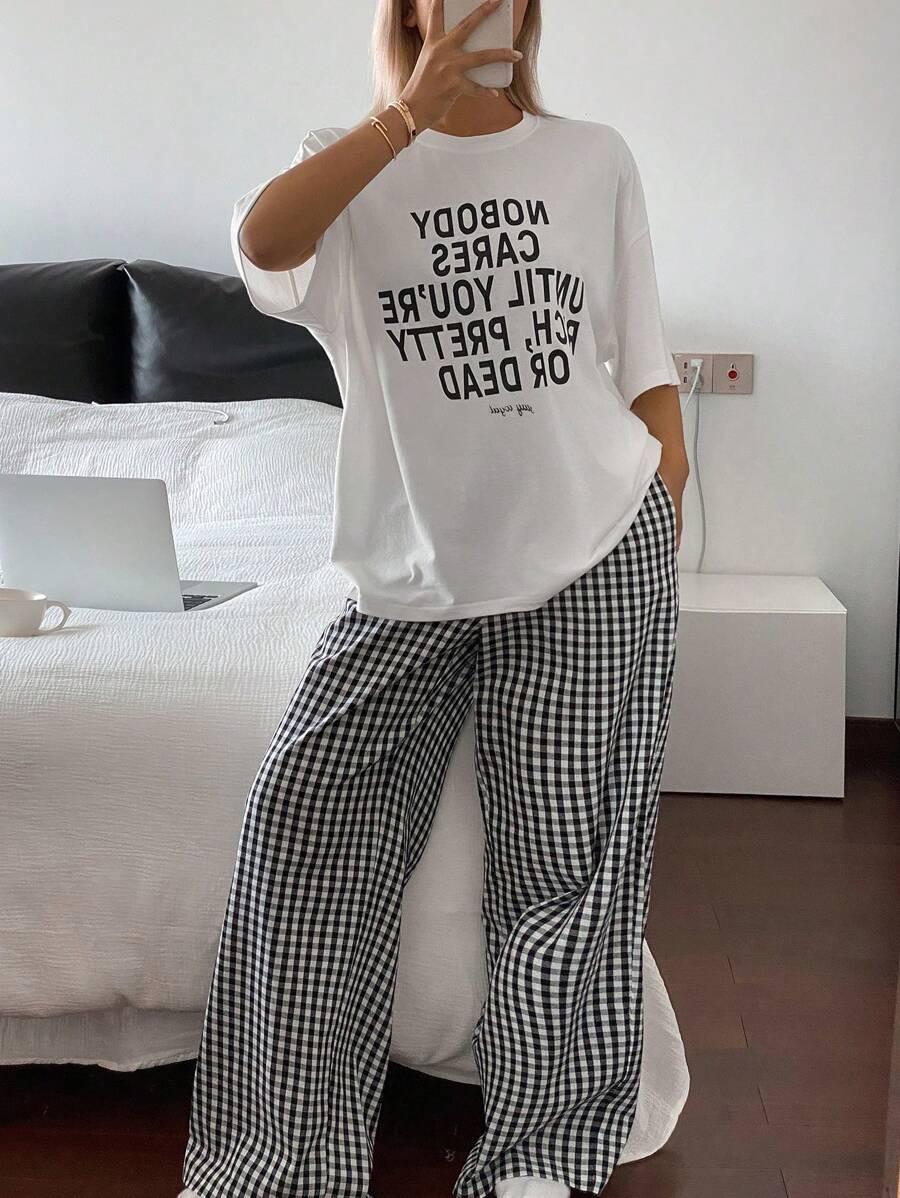 T-SHIRT SPODENKI KOMPLET PIŻAMA