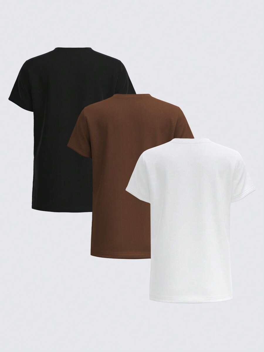 T-SHIRT KRÓTKI RĘKAW 3-pack
