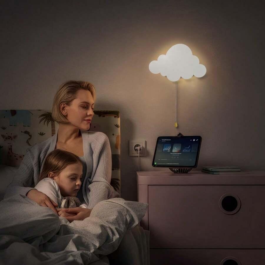 lampka nocna w kształcie chmury 