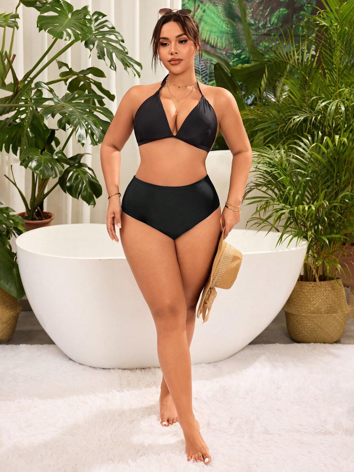 czarny dół od bikini