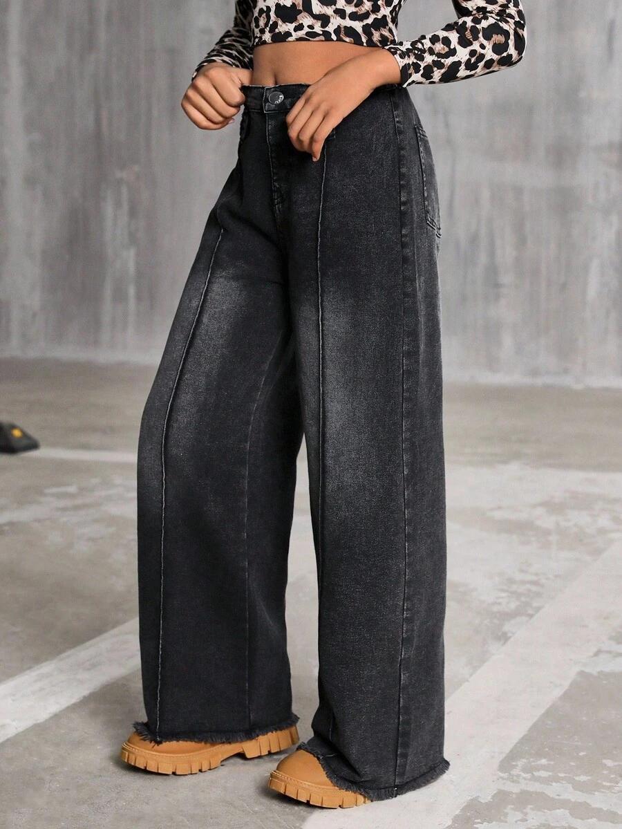 czarne spodnie jeans