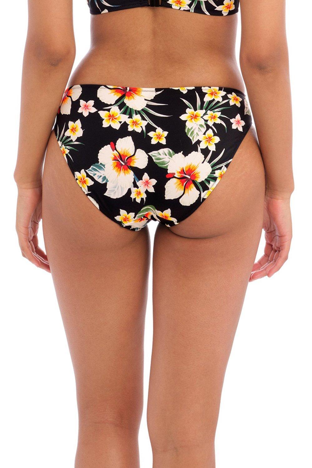 dół od bikini figi print kwiaty