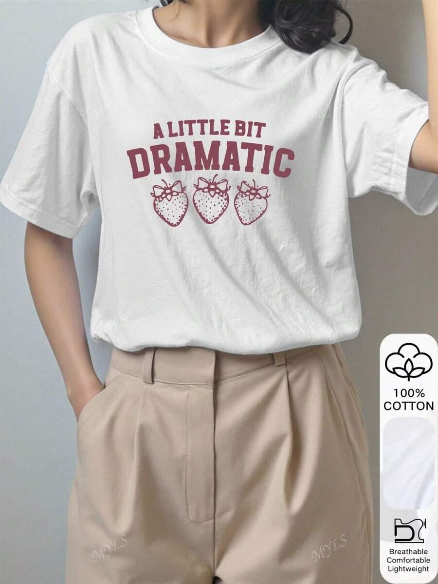 T-SHIRT Z NADRUKIEM