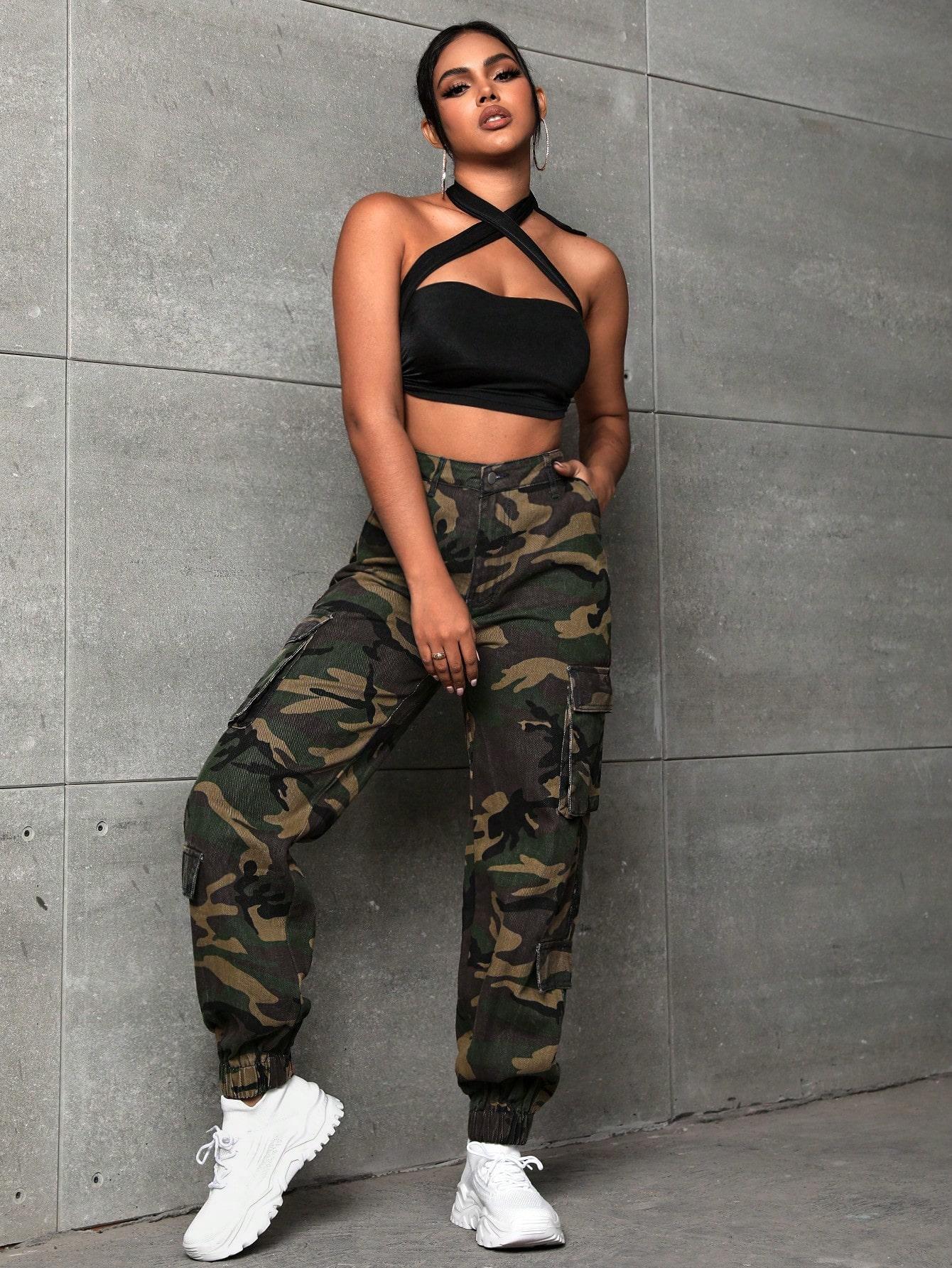 SPODNIE MORO JEANS KIESZENIE