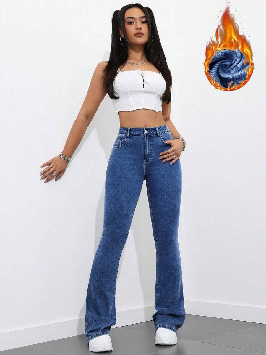 NIEBIESKIE SPODNIE JEANS