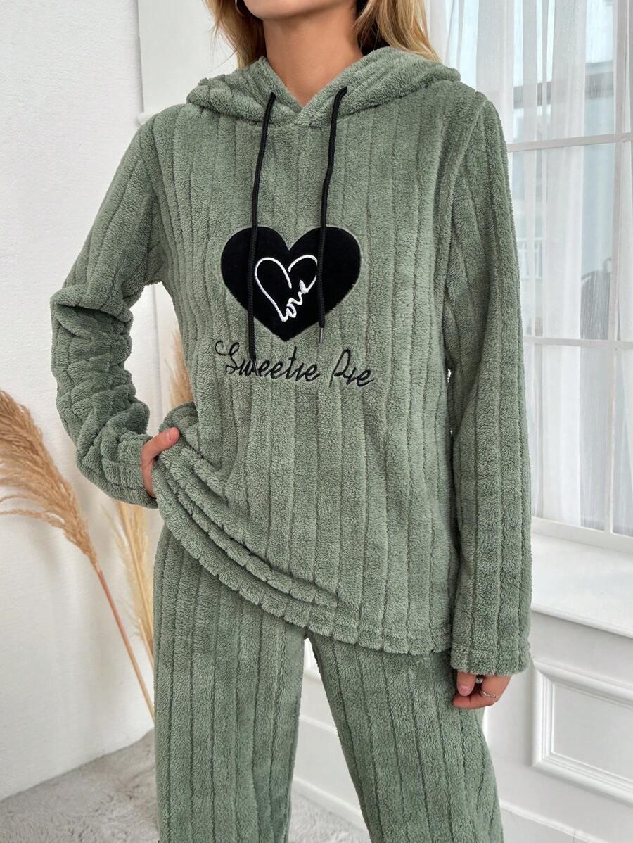 zielona bluza prążki miś