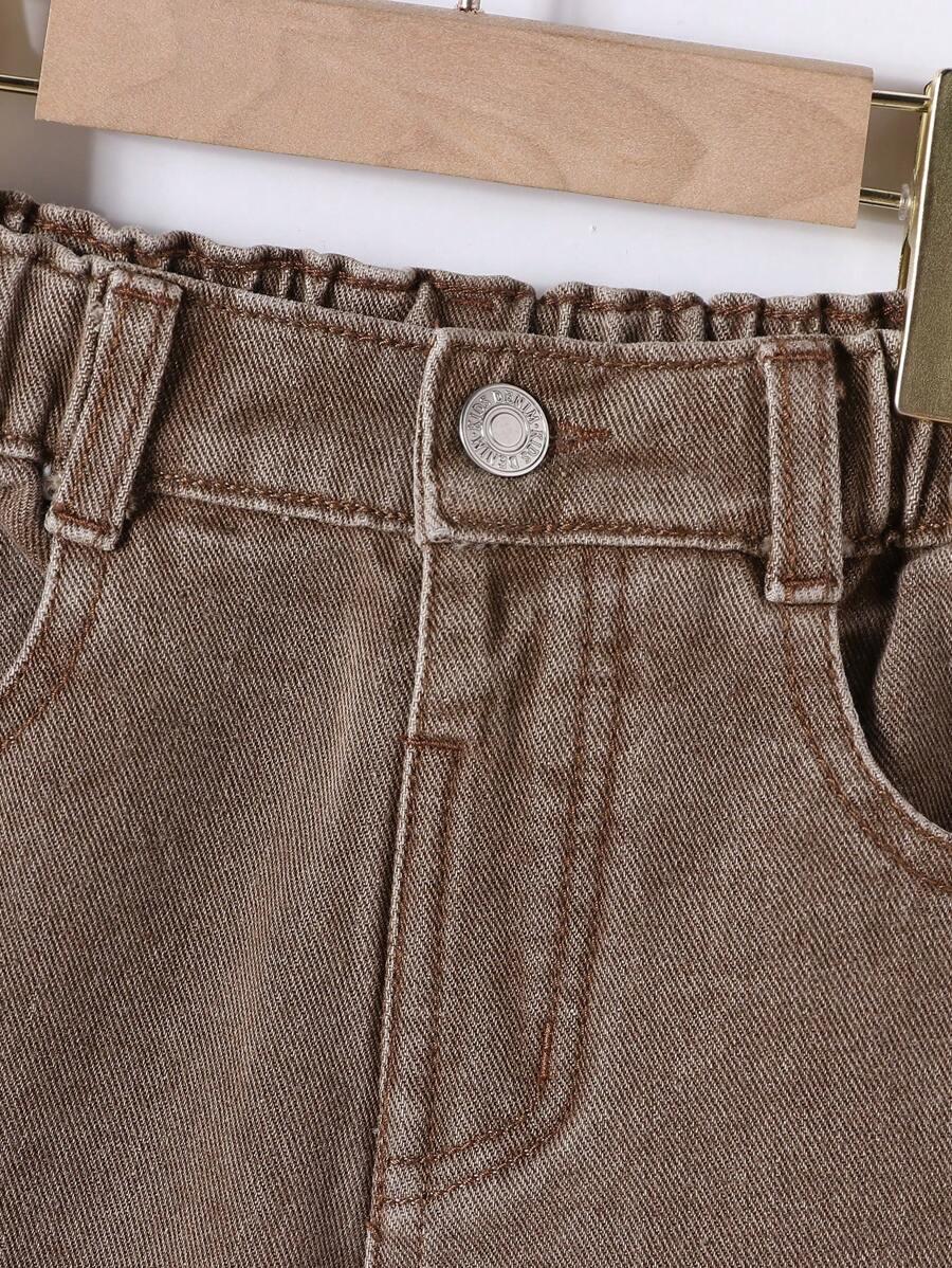 brązowe spodnie jeans