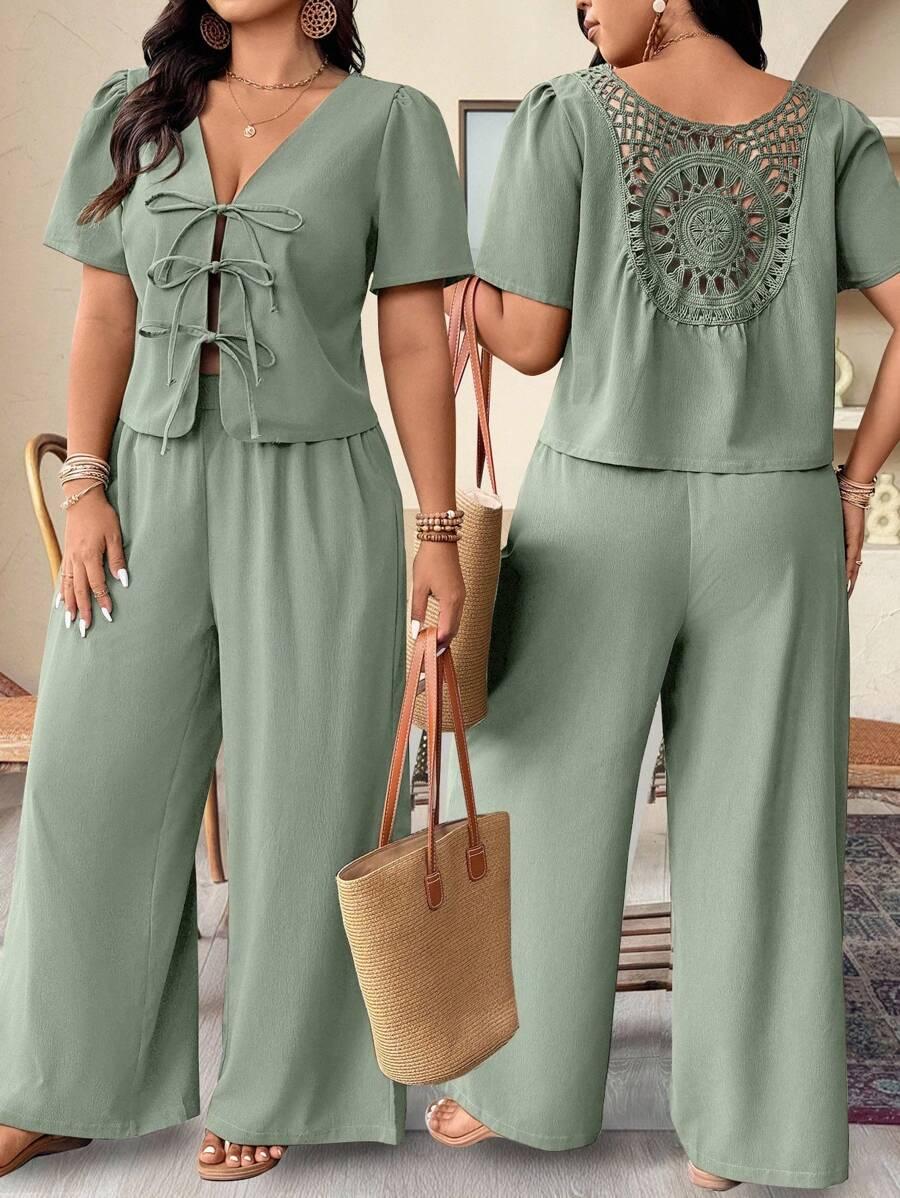 zielone spodnie casual