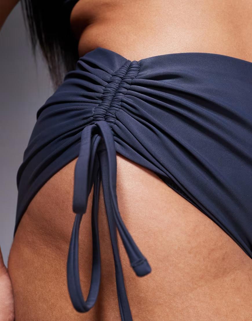 SZARY DÓŁ OD BIKINI WYSOKI STAN