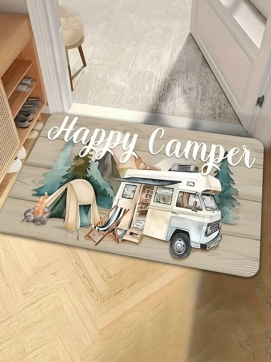wycieraczka napis happy camper