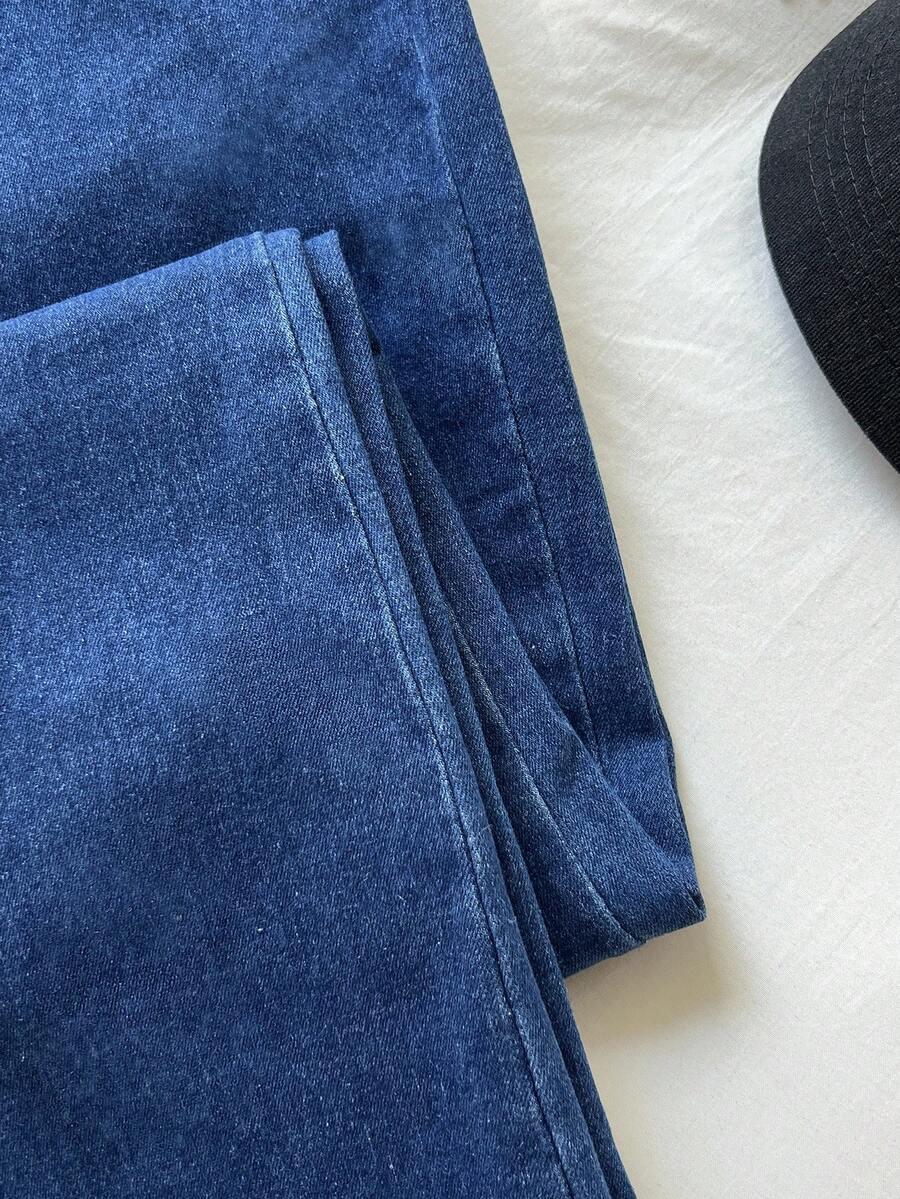 SPODNIE FLARE JEANS WYSOKI STAN