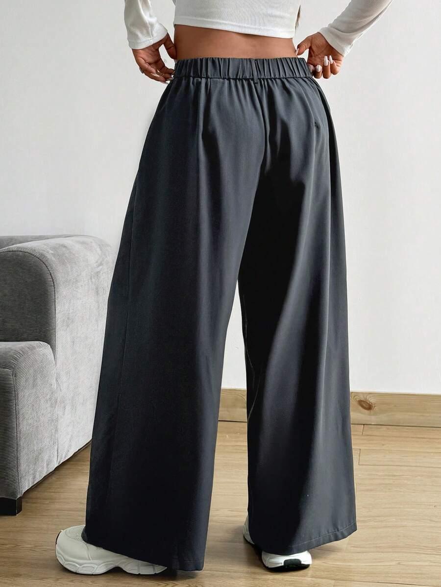 SZARE SPODNIE CASUAL