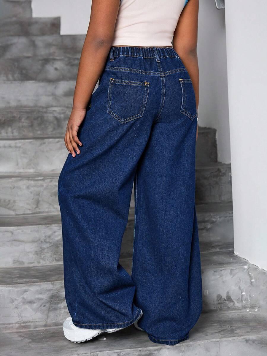 spodnie jeans wide leg
