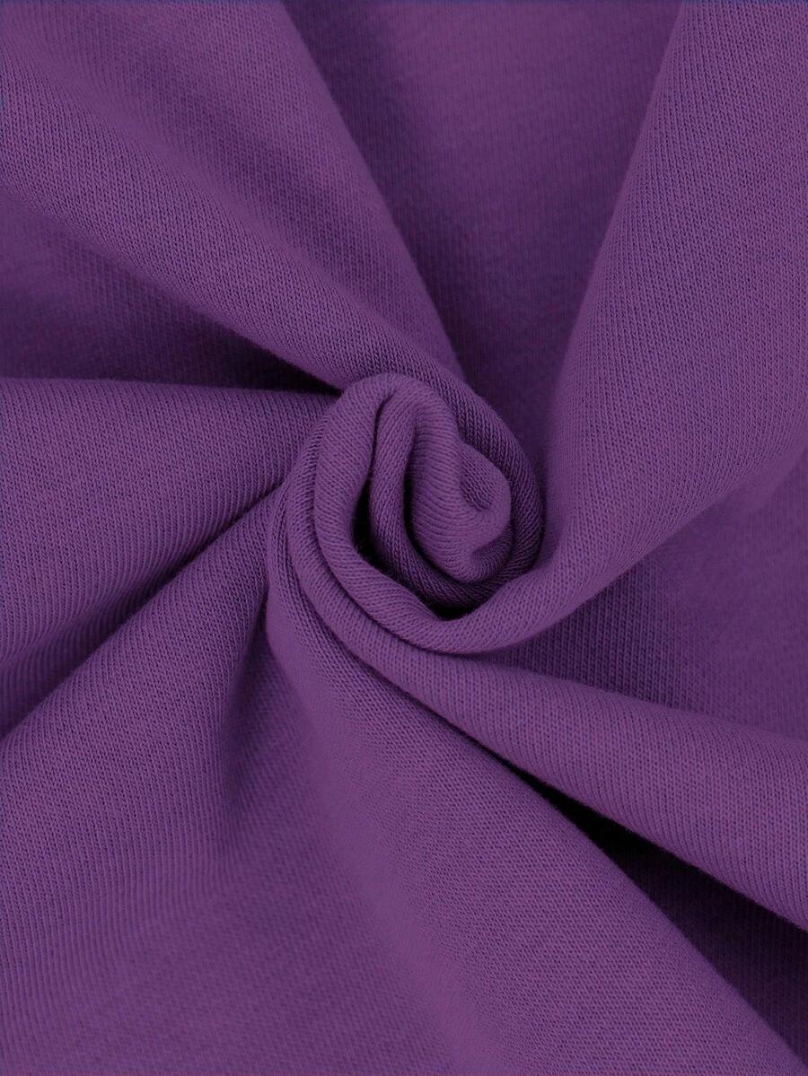 fioletowa bluza casual