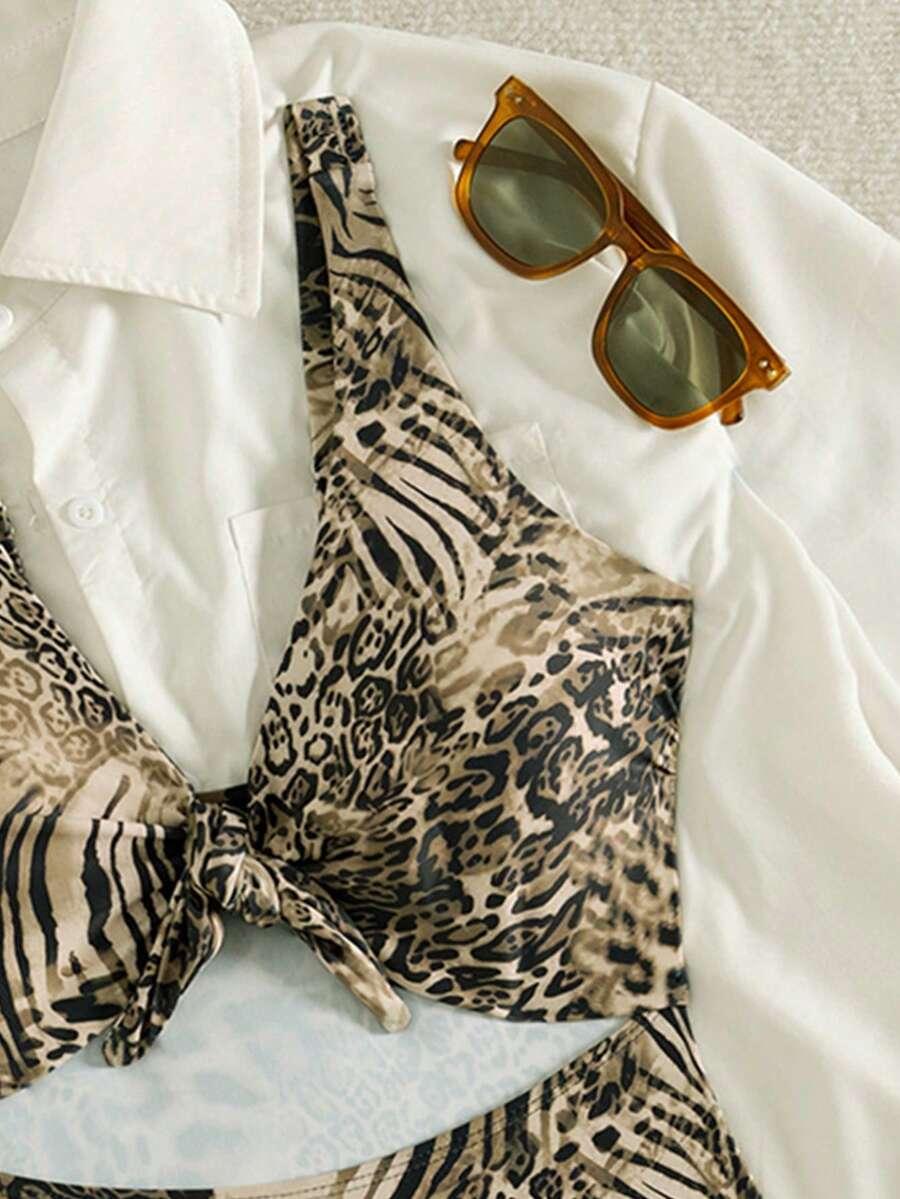 JEDNOCZĘŚCIOWY STRÓJ KĄPIELOWY LEOPARD PRINT
