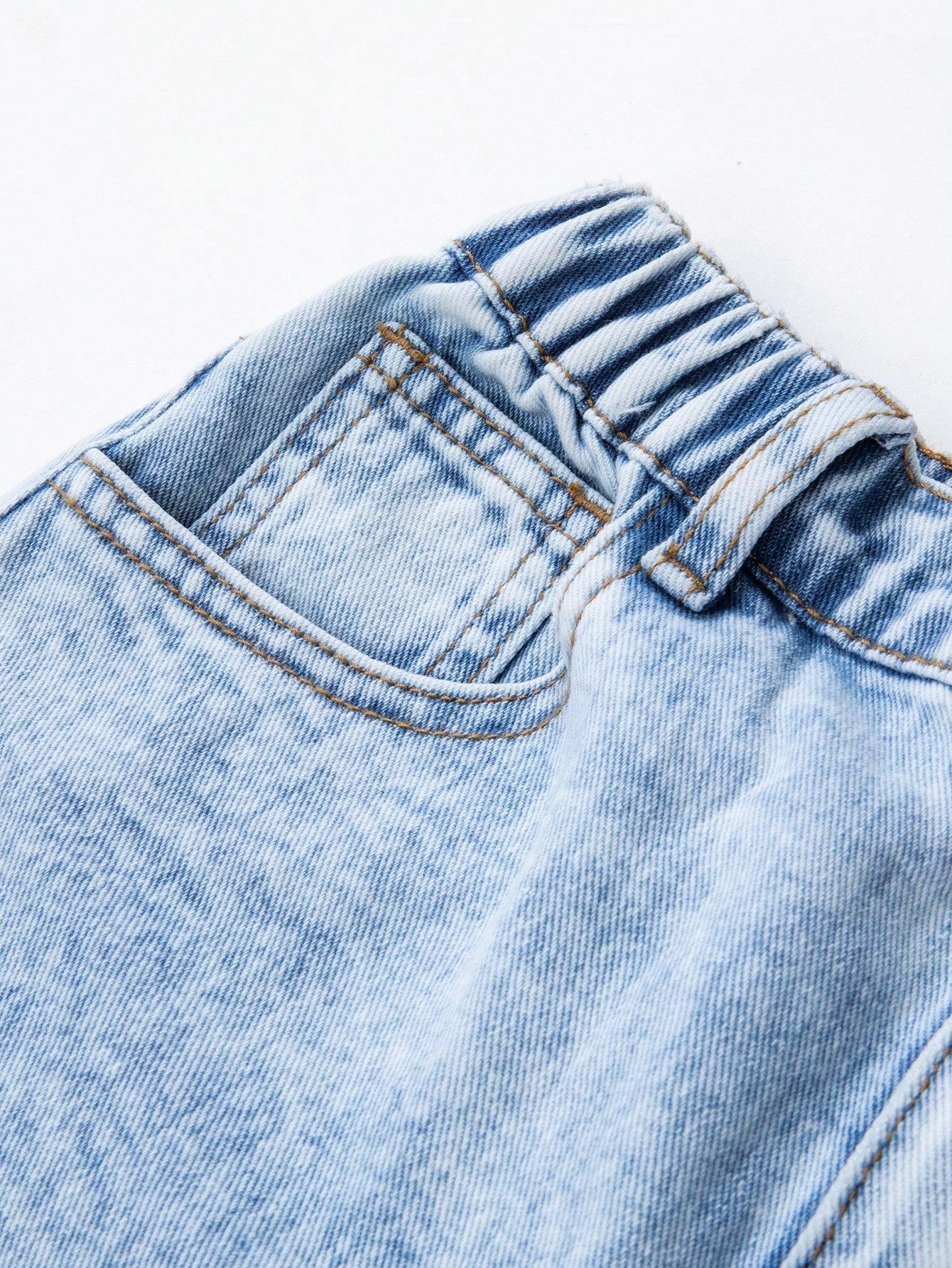 NIEBIESKIE SPODNIE JEANS