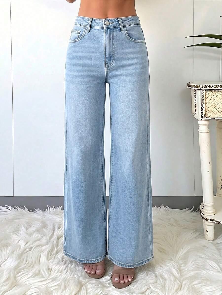 NIEBIESKIE SPODNIE JEANS