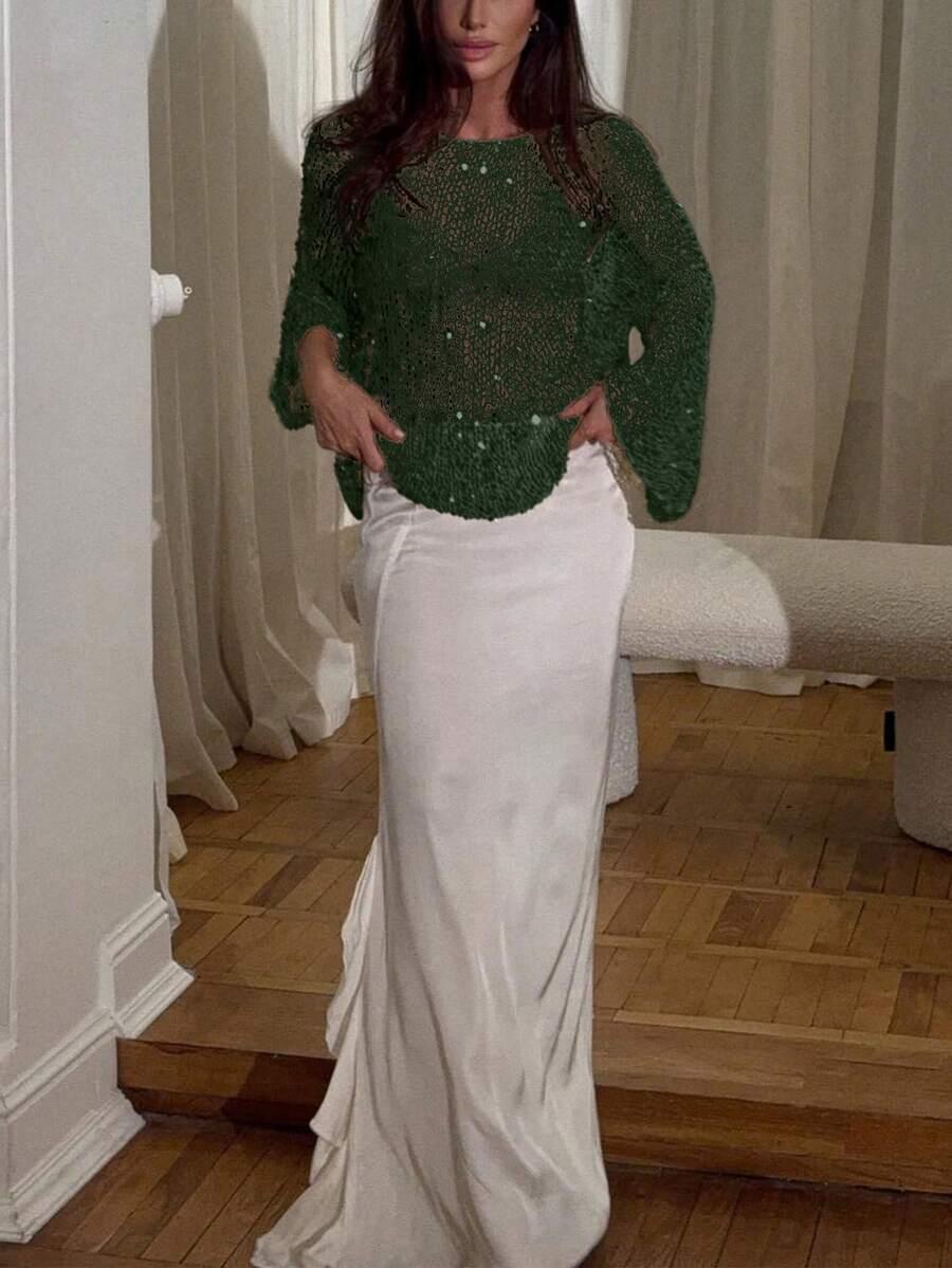 ZIELONA BLUZKA ZDOBIENIE