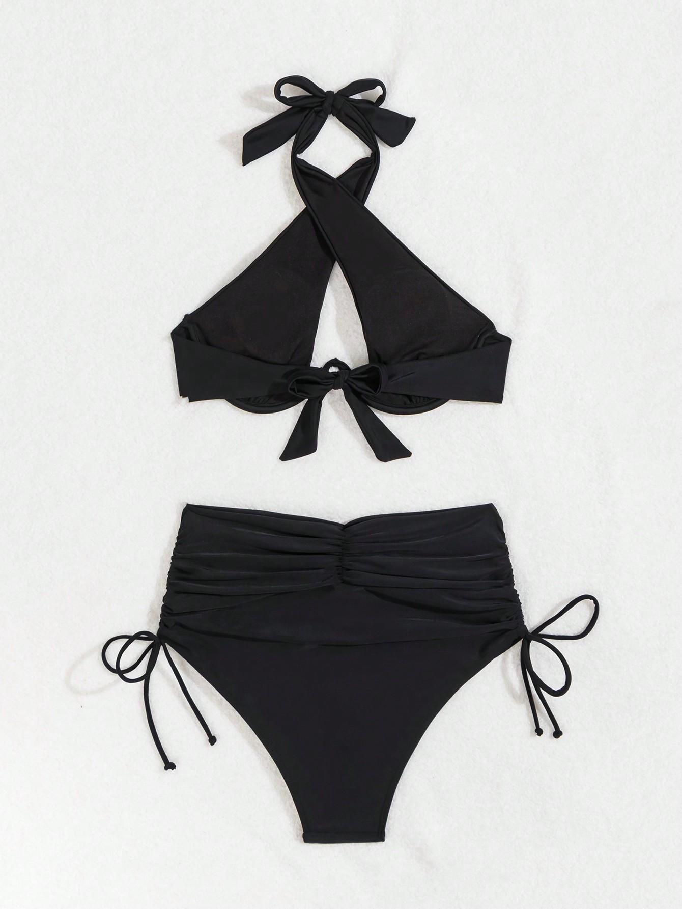 czarny DÓŁ OD BIKINI 