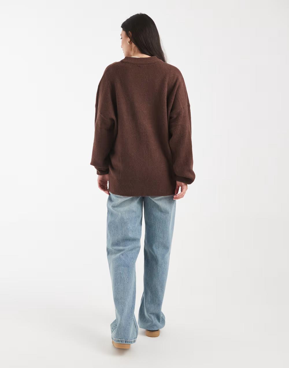 CIĄŻOWE NIEBIESKIE SPODNIE JEANS