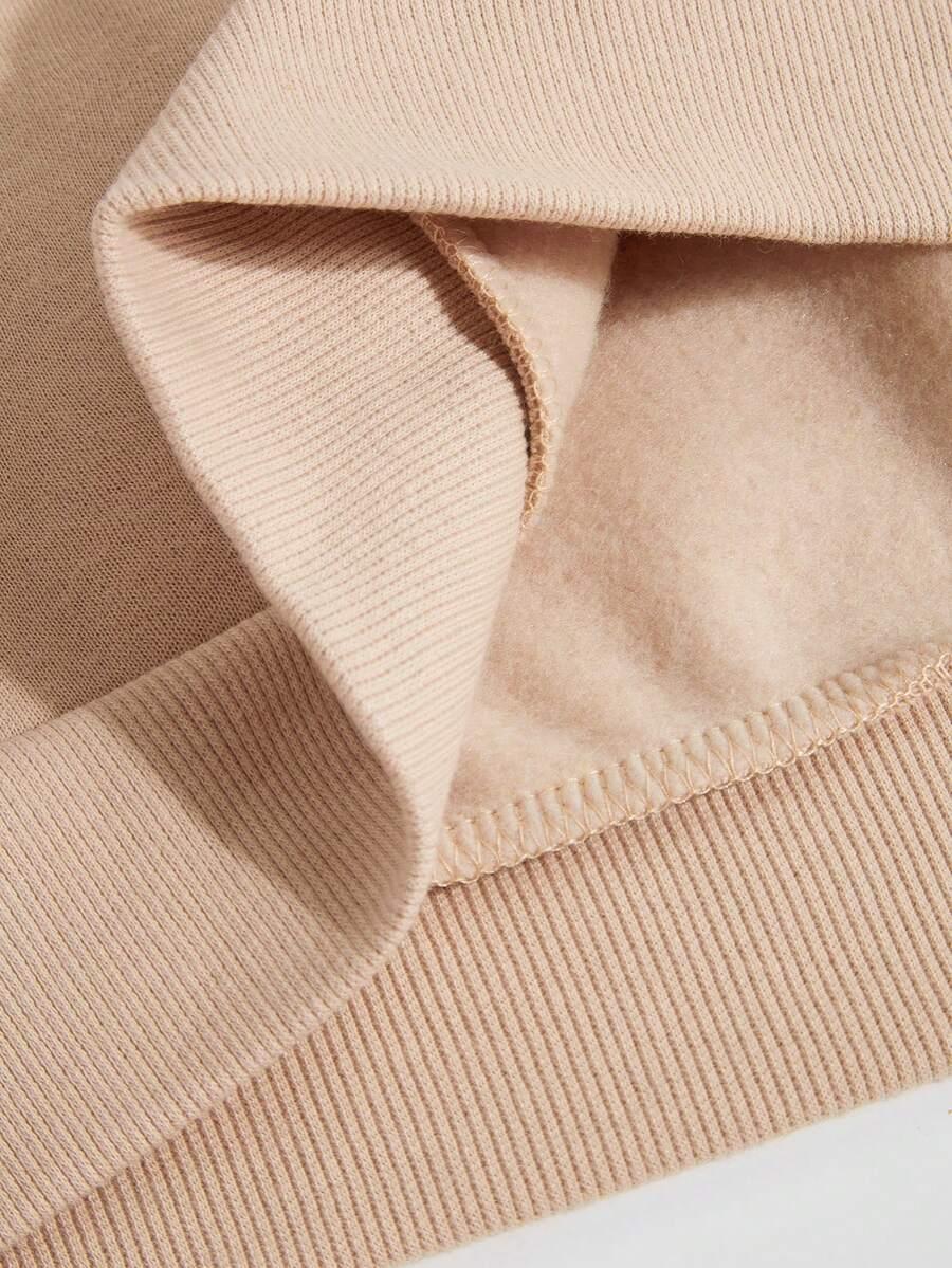 BEŻOWA BLUZA BASIC 