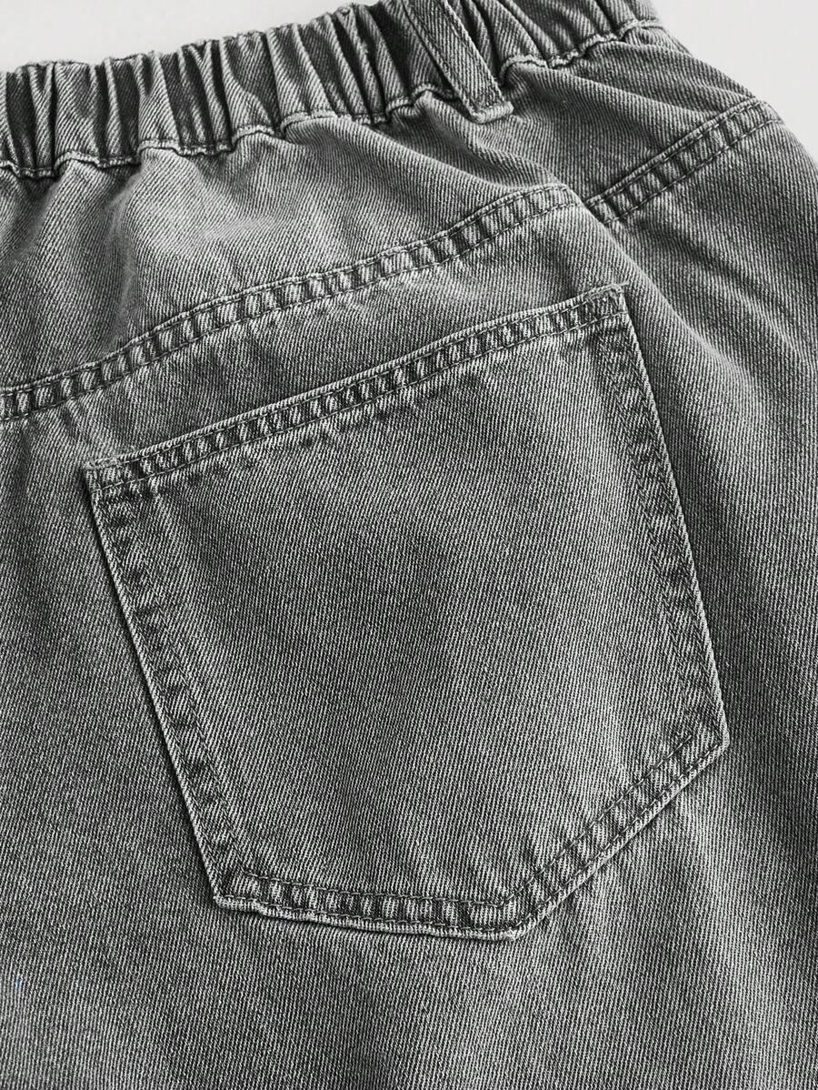 SZARE SPODNIE JEANS