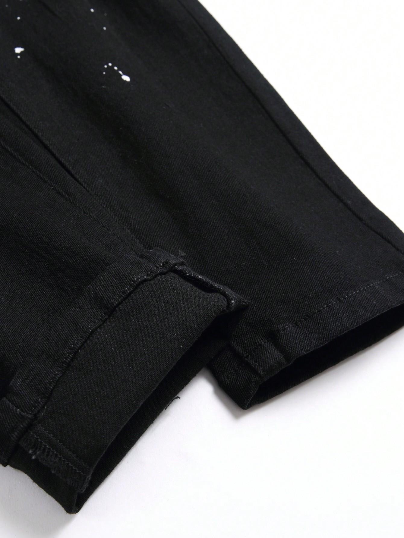 czarne spodnie jeans
