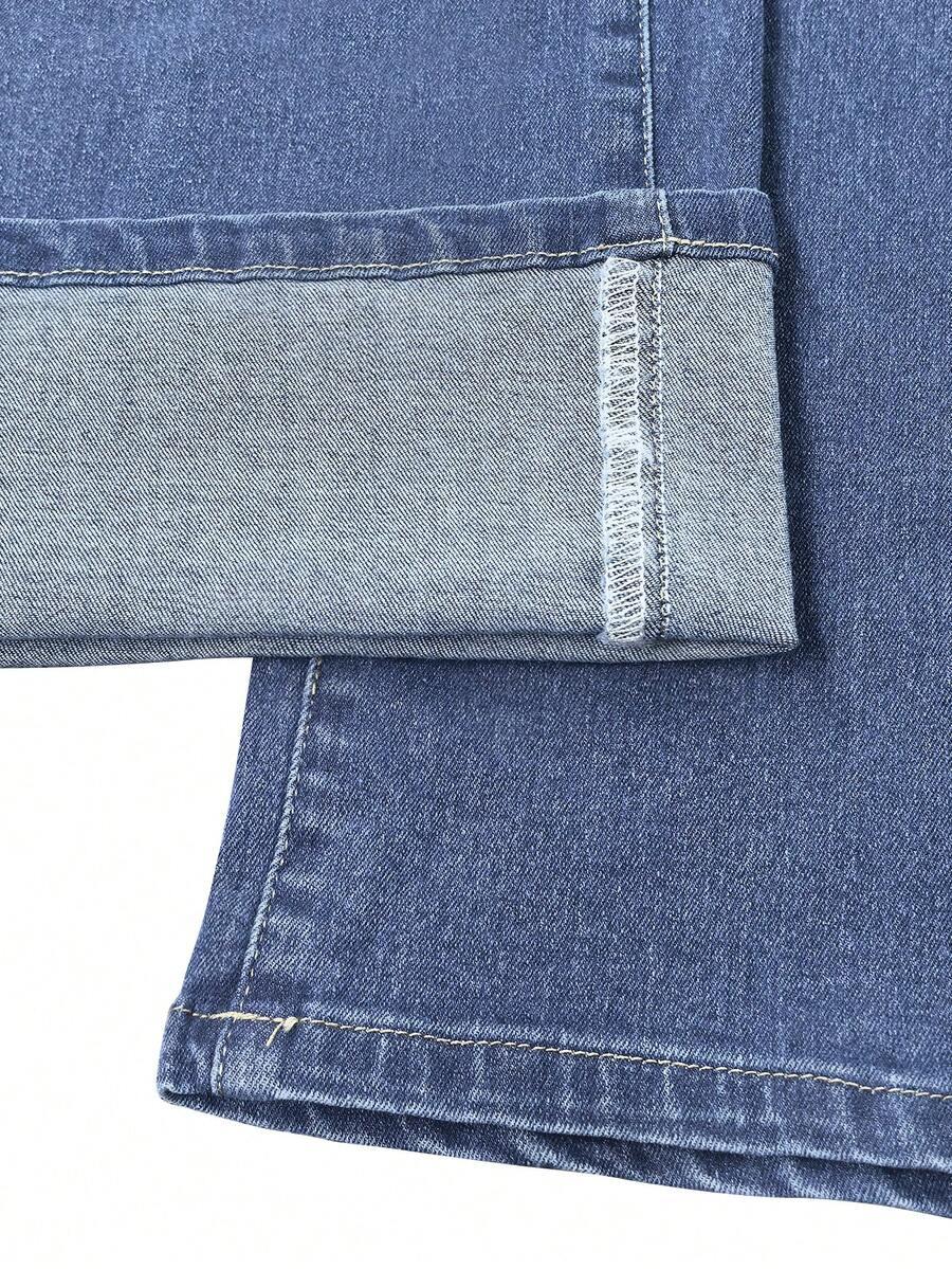NIEBIESKIE SPODNIE JEANS 