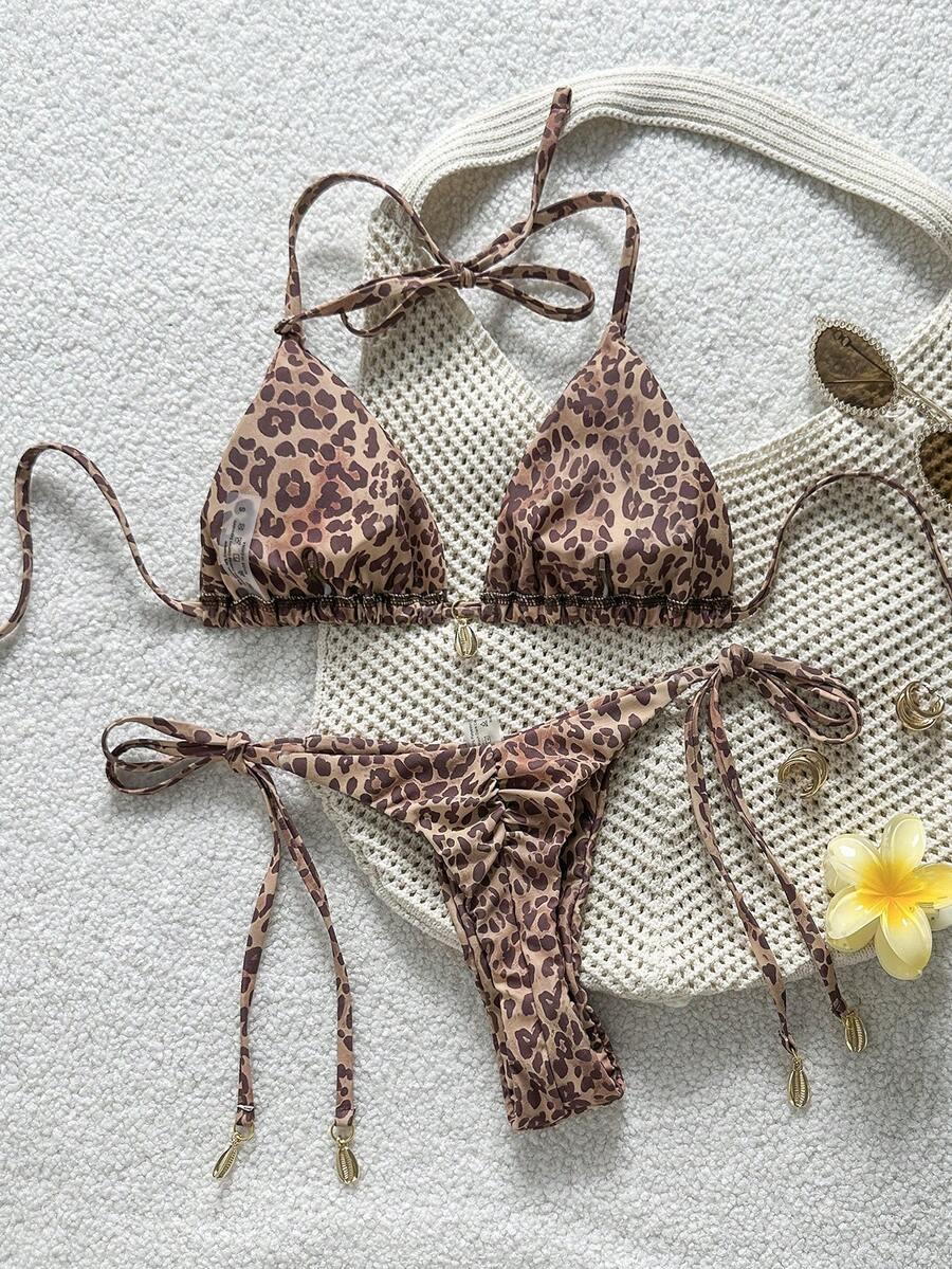 DWUCZĘŚCIOWY STRÓJ KĄPIELOWY ANIMAL PRINT