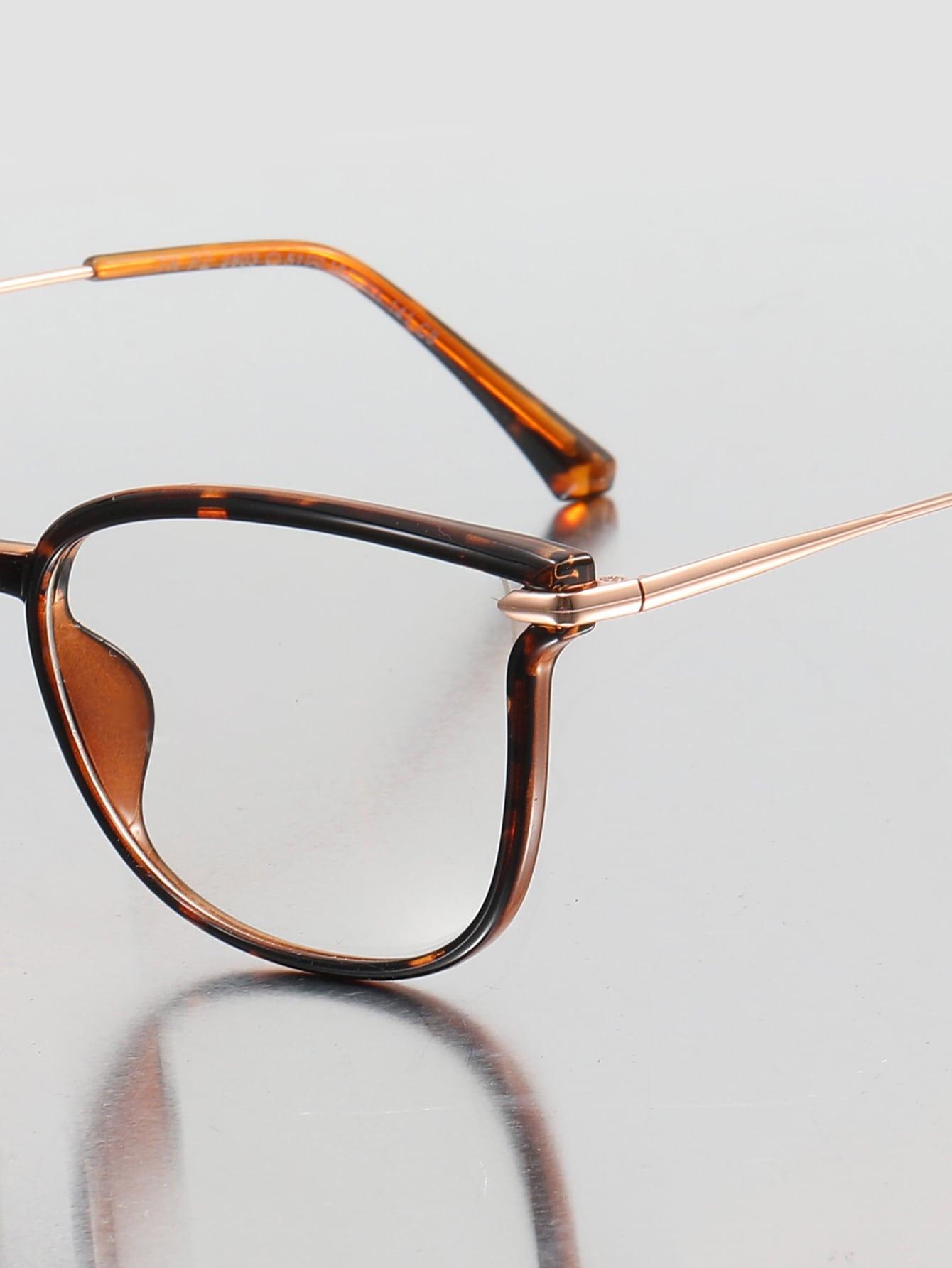 okulary zerówki animal print