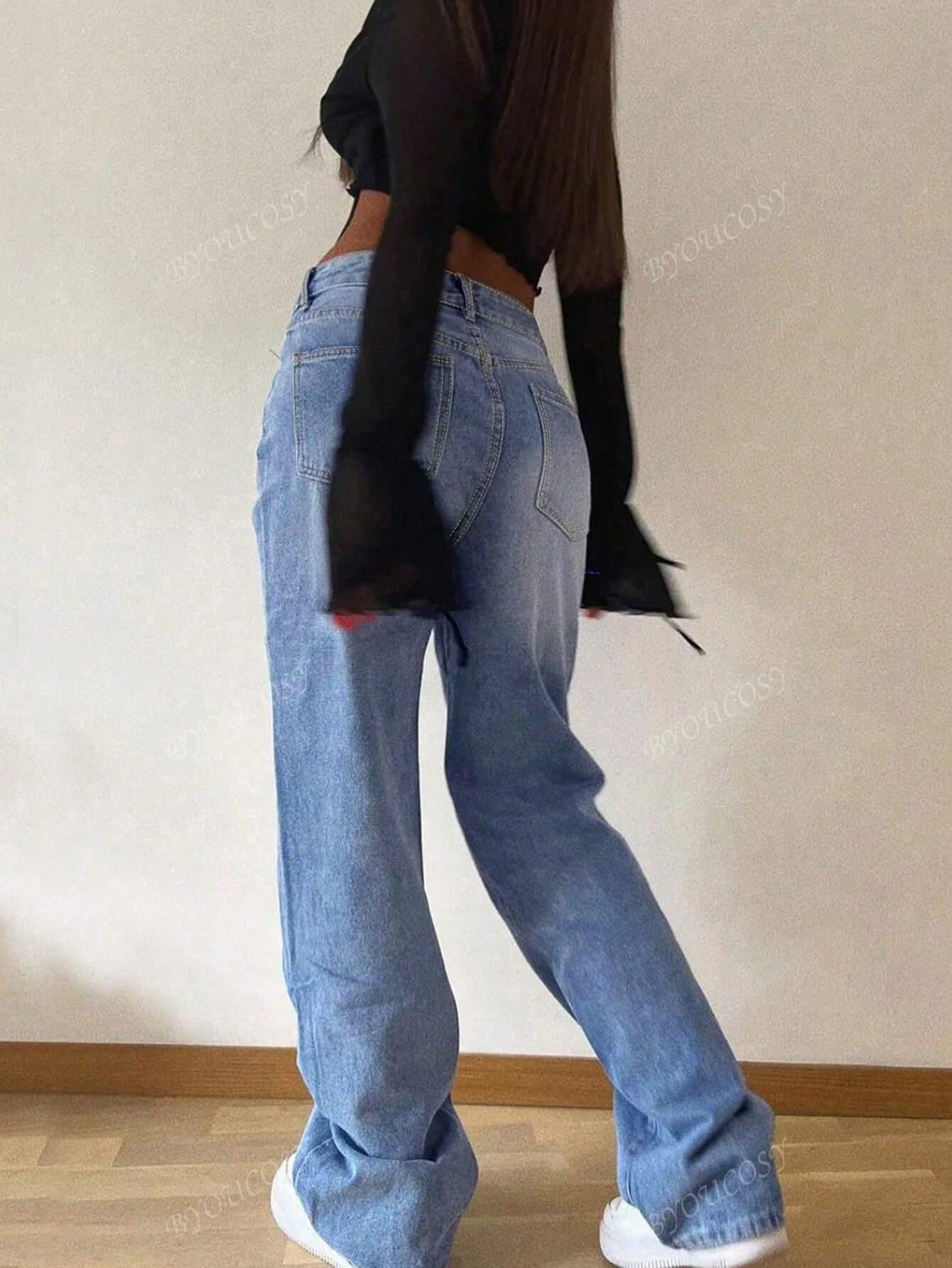NIEBIESKIE JEANSY KIESZENIE