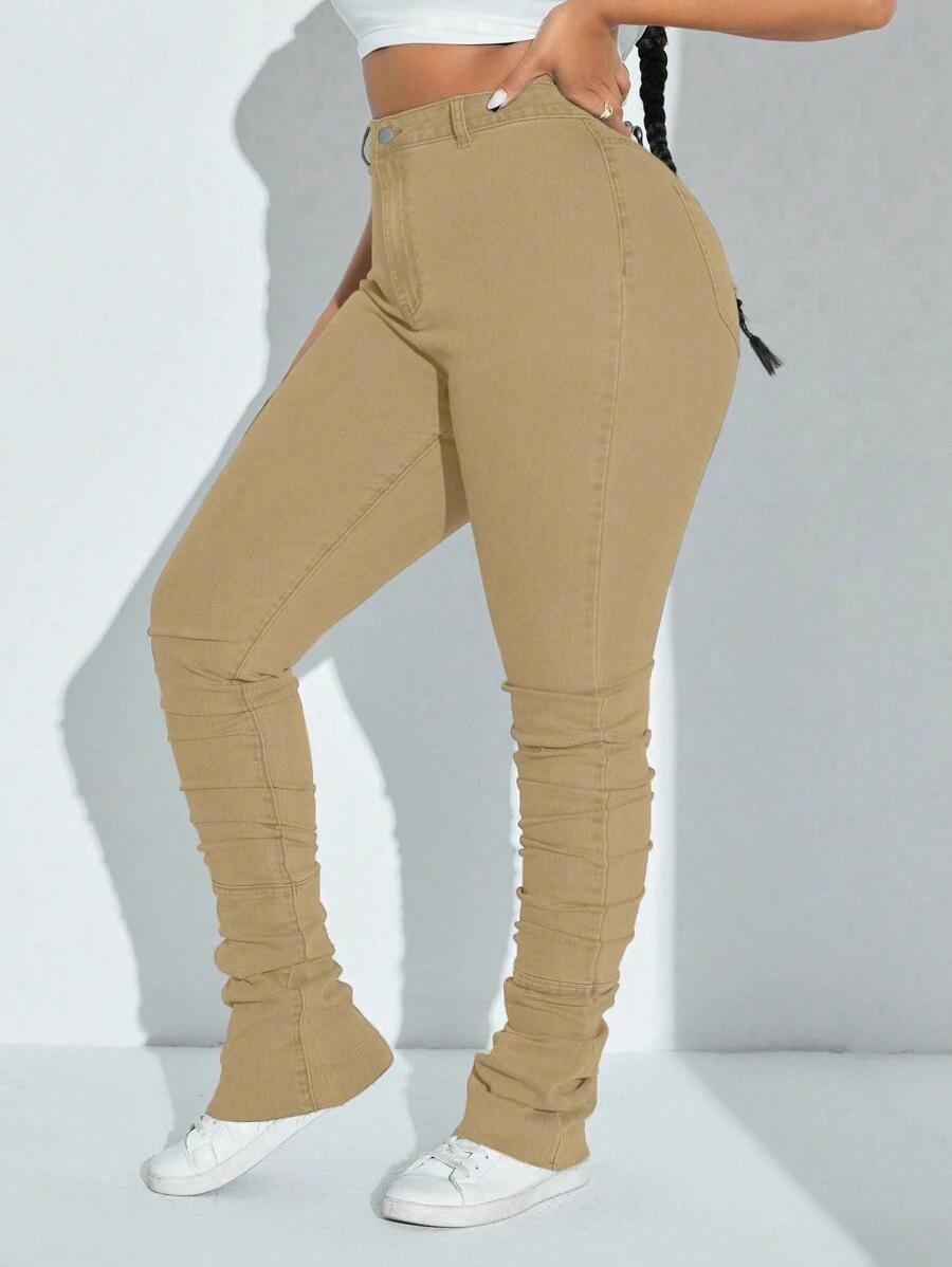 SPODNIE JEANS WYSOKI STAN