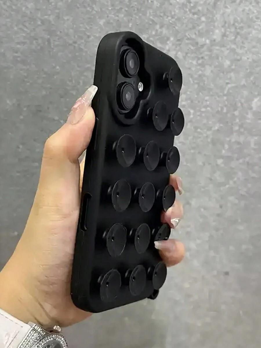 CZARNE ETUI NA TELEFON IPHONE 16