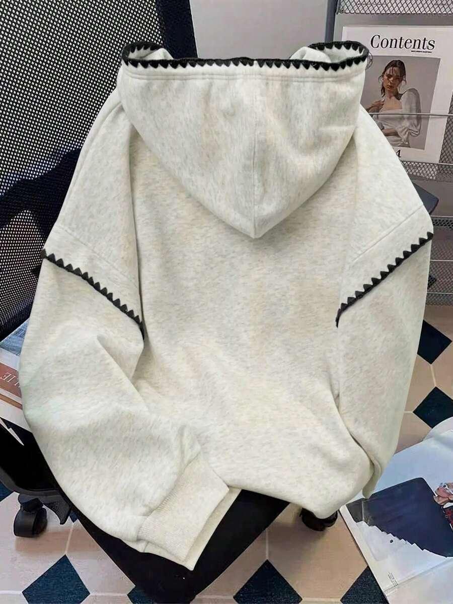 szara bluza kaptur