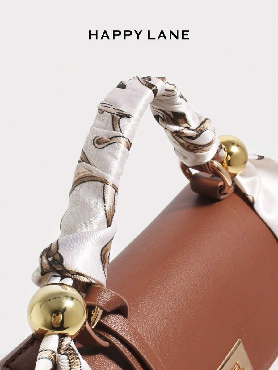 brązowa torebka na ramię