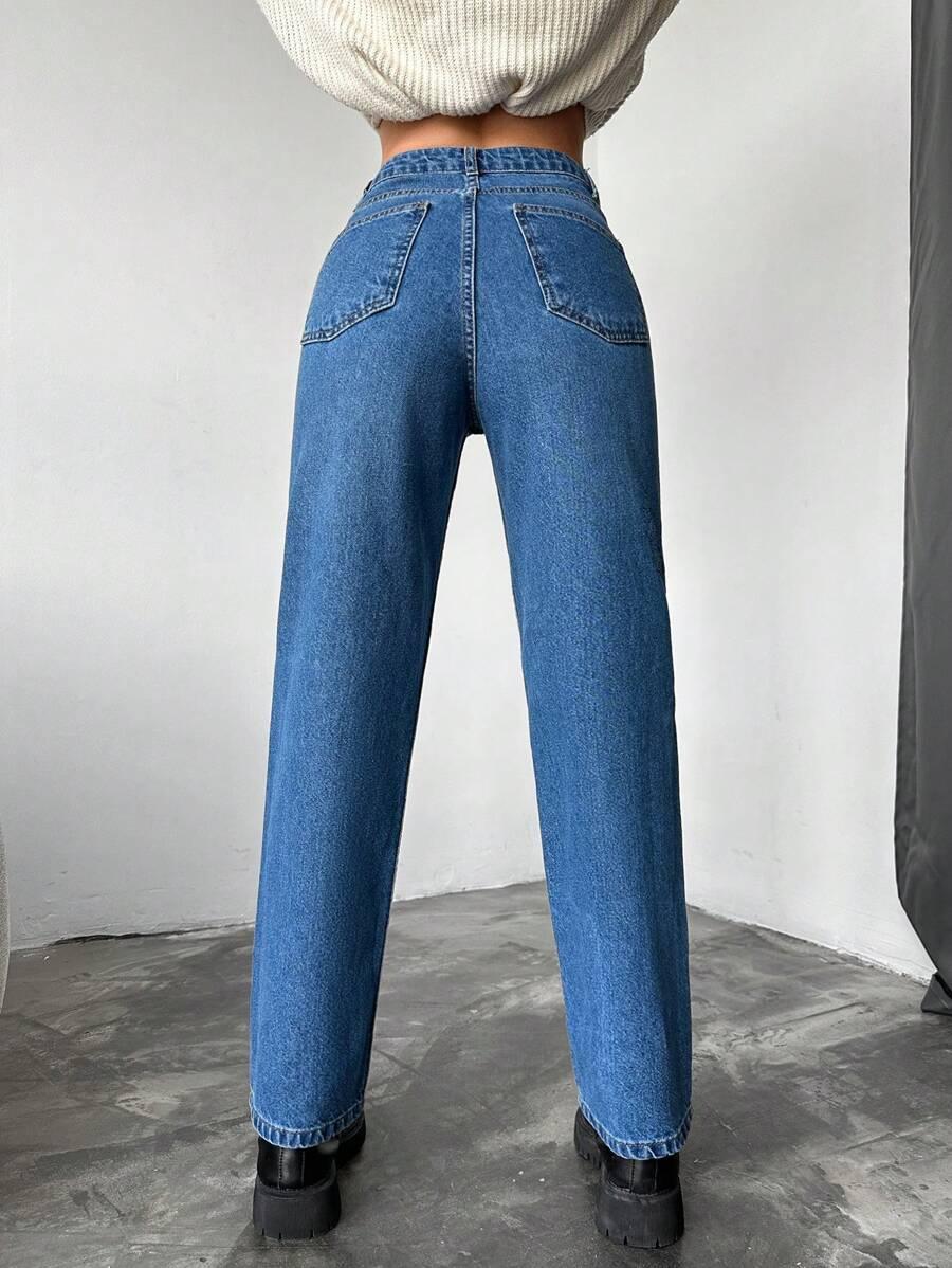 NIEBIESKIE SPODNIE JEANS