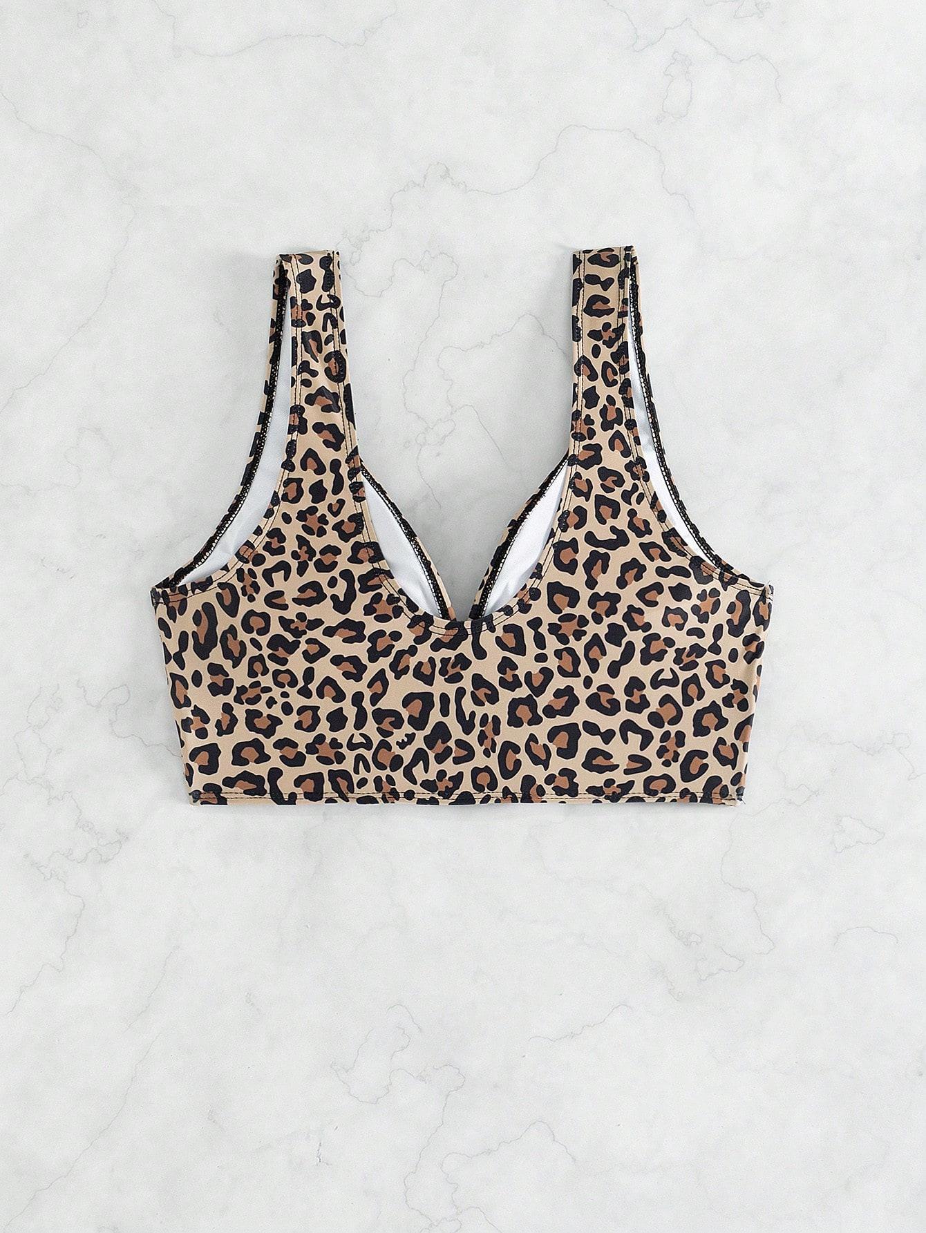 góra od bikini animal print