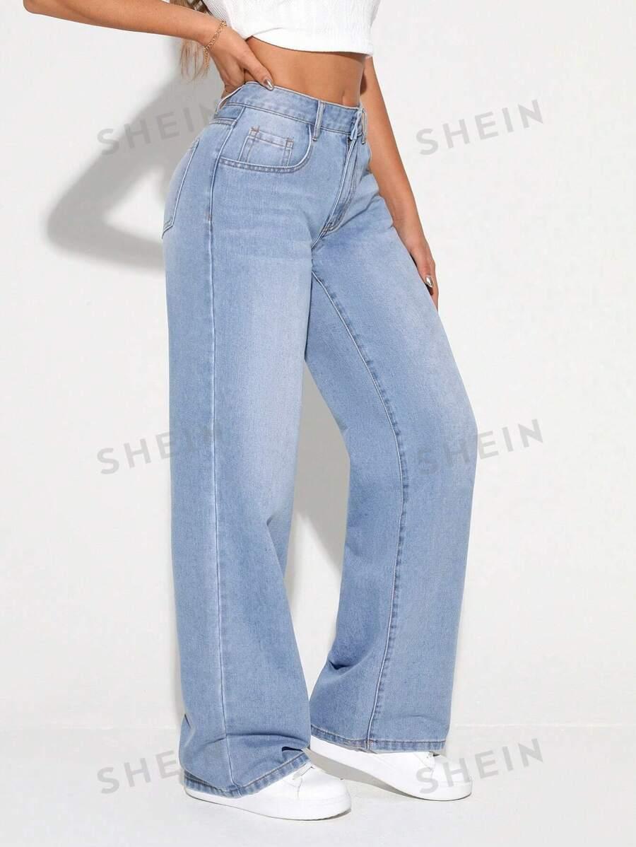 NIEBIESKIE SPODNIE JEANS
