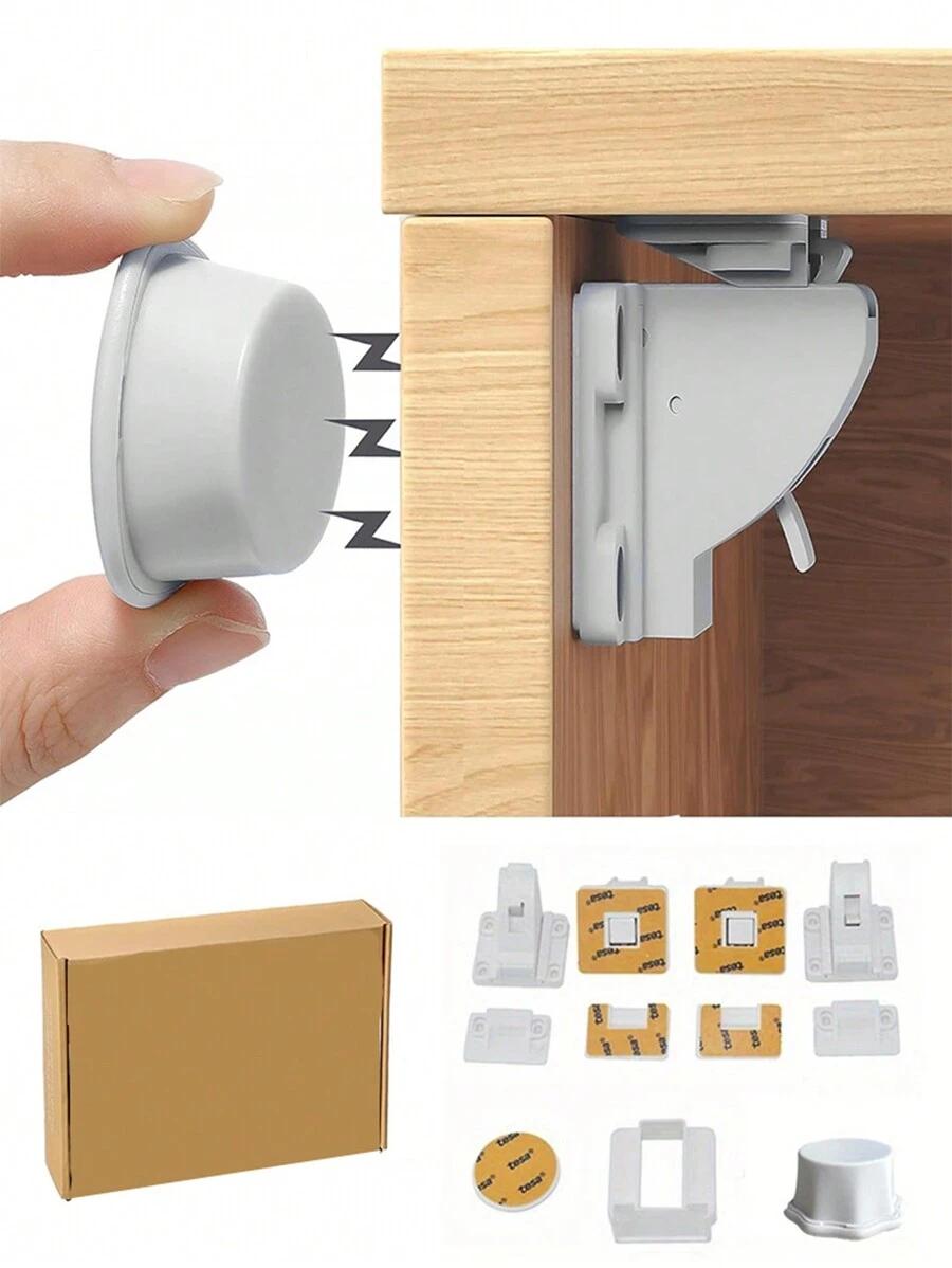 magnetyczne zabezpieczenia do szafek 4-pack