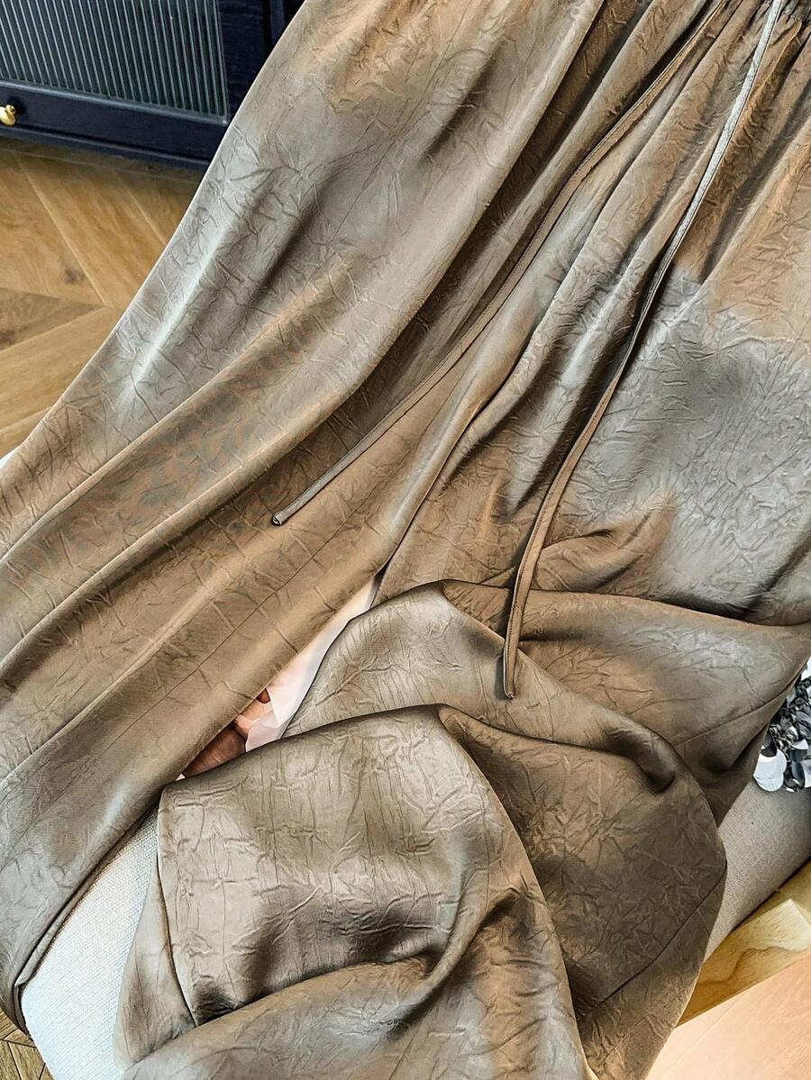 BRĄZOWE SPODNIE CASUAL