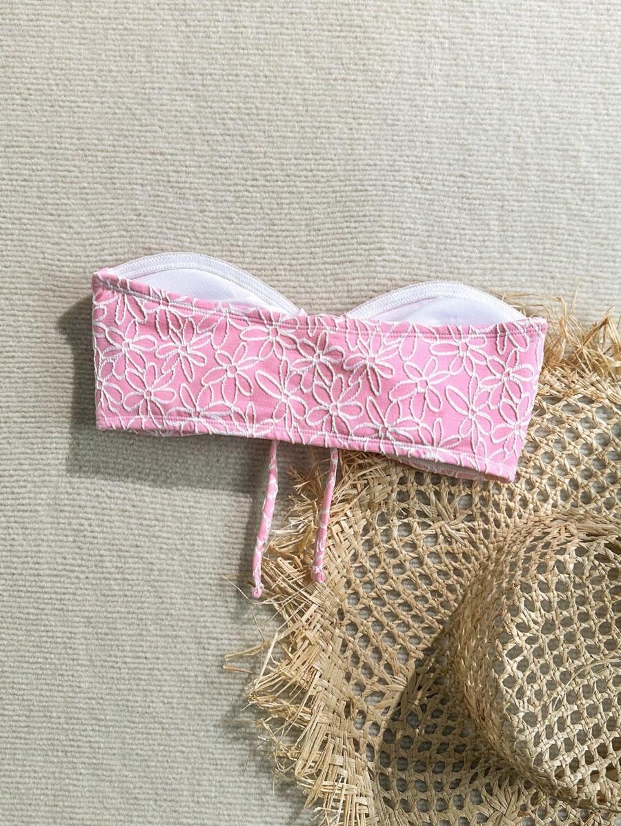 różowa góra od bikini 
